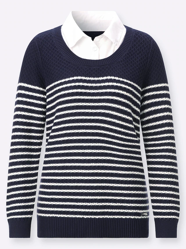Casual Looks 2-in-1-Pullover »2-in-1-Pullover«