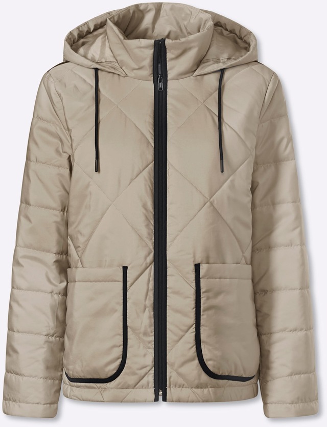 Classic Basics Steppjacke mit Kapuze