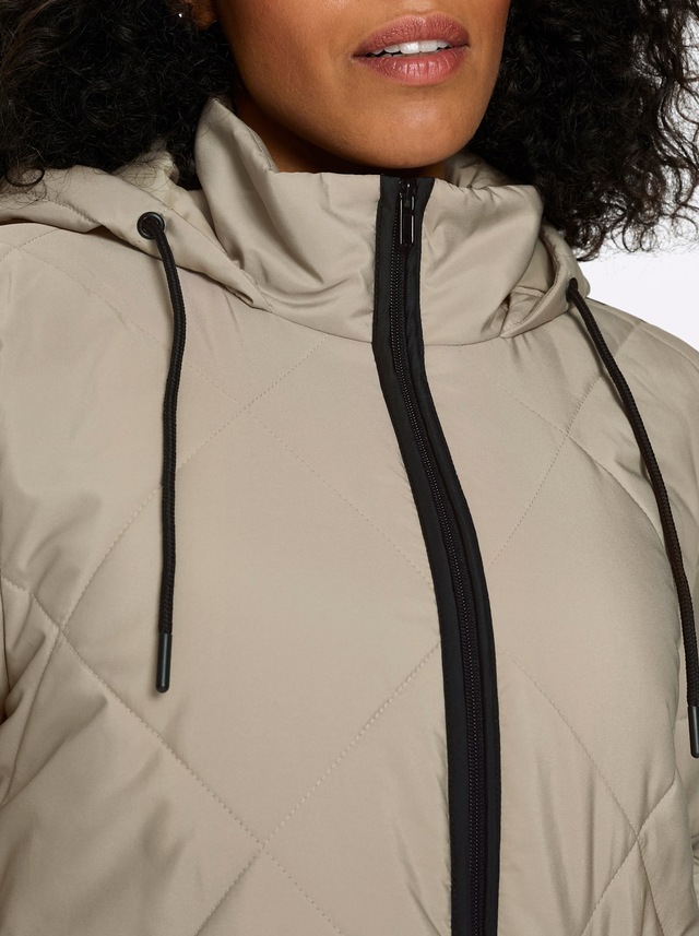 Classic Basics Steppjacke mit Kapuze