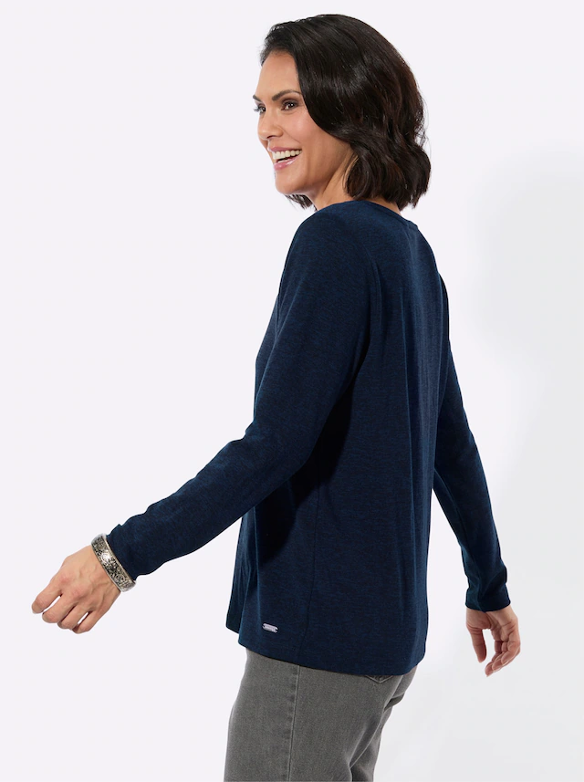 Casual Looks Langarmshirt »Rundhals-Shirt« 1