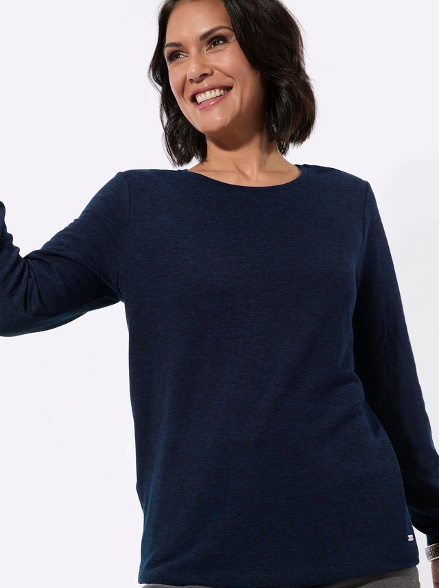 Casual Looks Langarmshirt »Rundhals-Shirt« 1