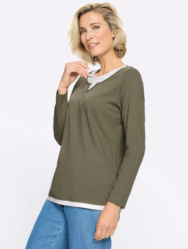 Classic Basics 2-in-1-Langarmshirt »Langarm-Shirt« 1