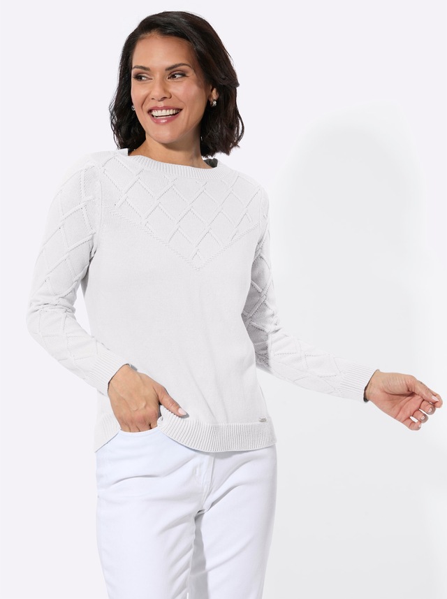 Casual Looks Strickpullover »U-Boot-Pullover«