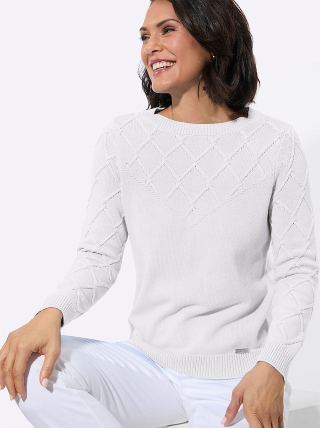 Casual Looks Strickpullover »U-Boot-Pullover«