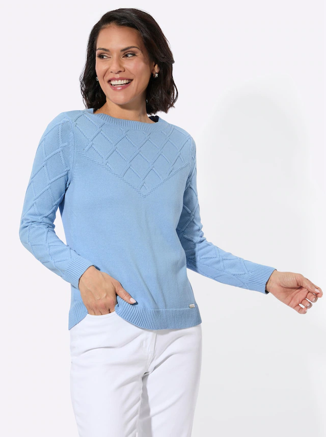 Casual Looks Strickpullover »U-Boot-Pullover«
