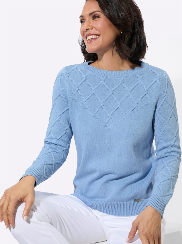 Casual Looks Strickpullover »U-Boot-Pullover«