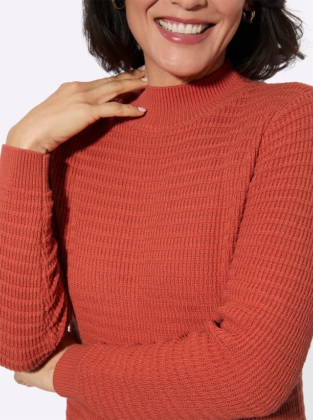 Casual Looks Stehkragenpullover »Stehkragen-Pullover«