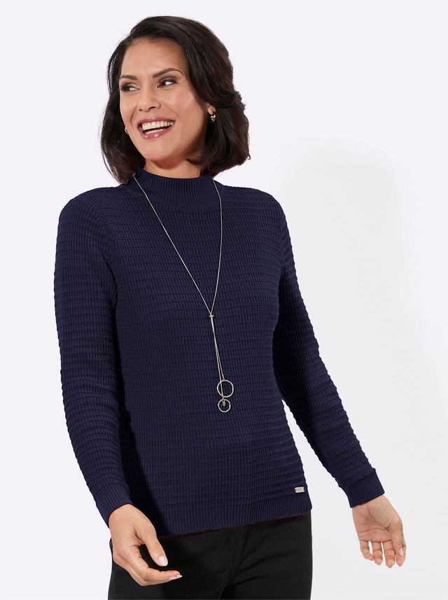 Casual Looks Stehkragenpullover »Stehkragen-Pullover«