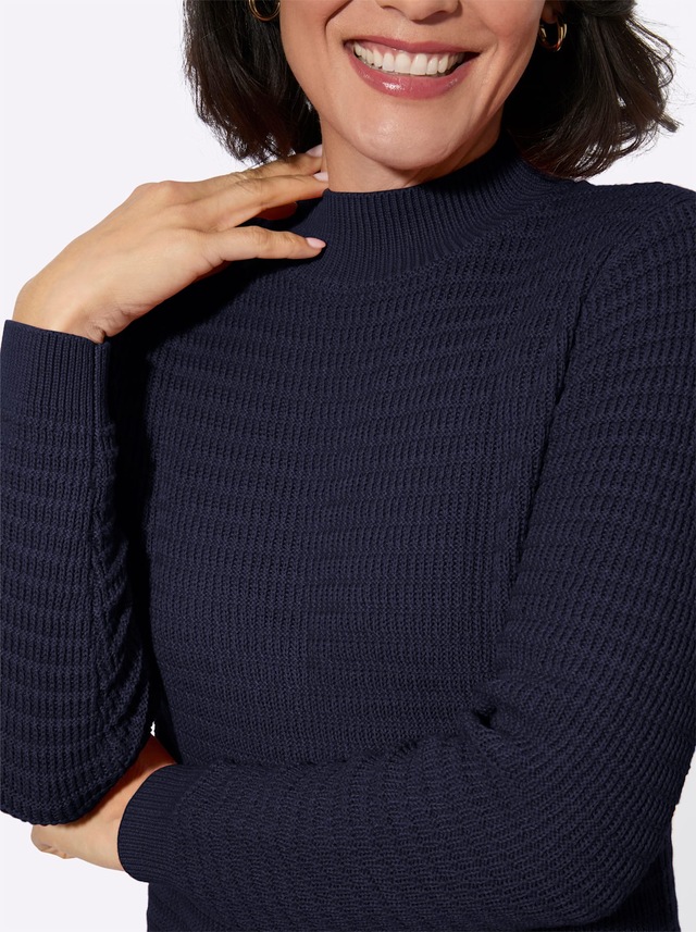 Casual Looks Stehkragenpullover »Stehkragen-Pullover«