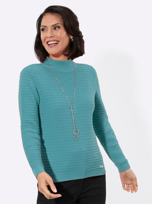 Casual Looks Stehkragenpullover »Stehkragen-Pullover«