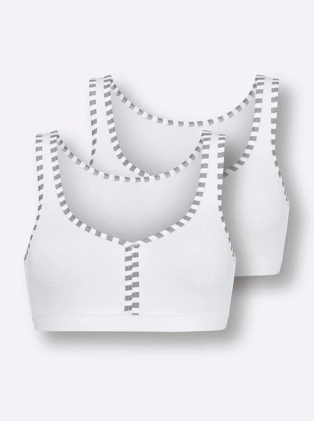 wäschepur Bustier 2-Stück-Packung, 2