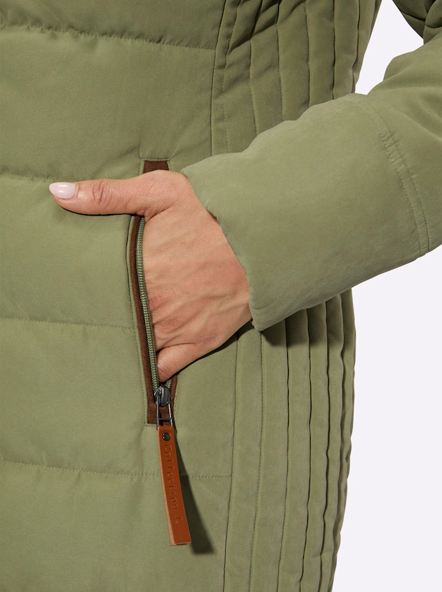 Casual Looks Steppjacke mit Kapuze