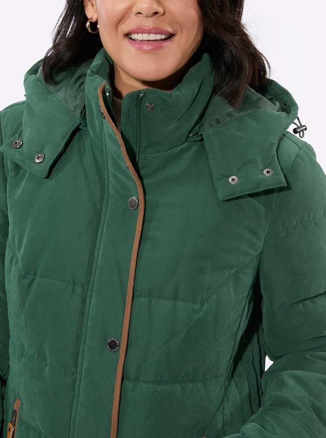 Casual Looks Steppjacke mit Kapuze