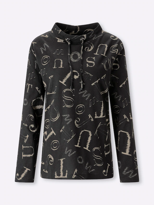 Classic Basics Stehkragenshirt »Langarm-Shirt« 1
