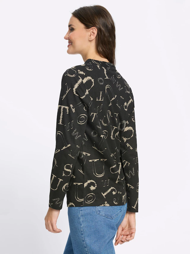 Classic Basics Stehkragenshirt »Langarm-Shirt« 1