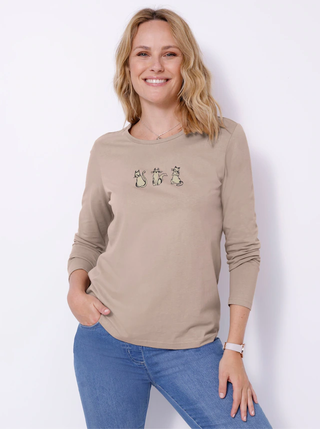 Classic Basics Rundhalsshirt »Rundhals-Shirt« 1