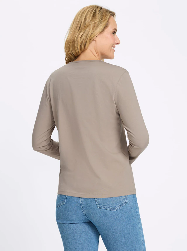 Classic Basics Rundhalsshirt »Rundhals-Shirt« 1