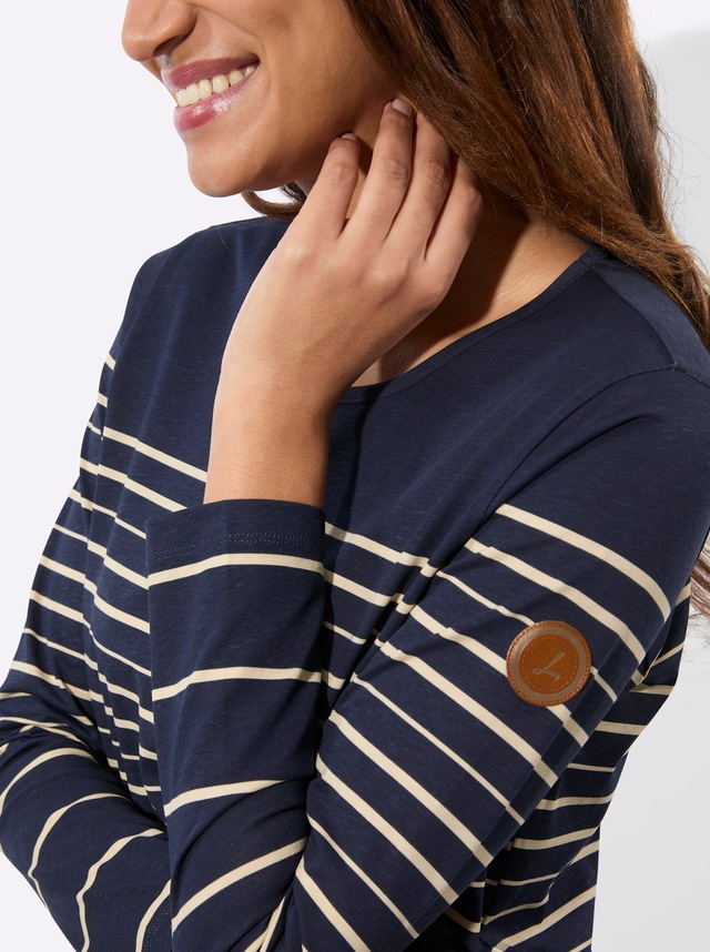 Casual Looks Langarmshirt »Ringelshirt« 1
