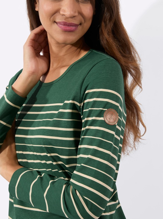 Casual Looks Langarmshirt »Ringelshirt« 1