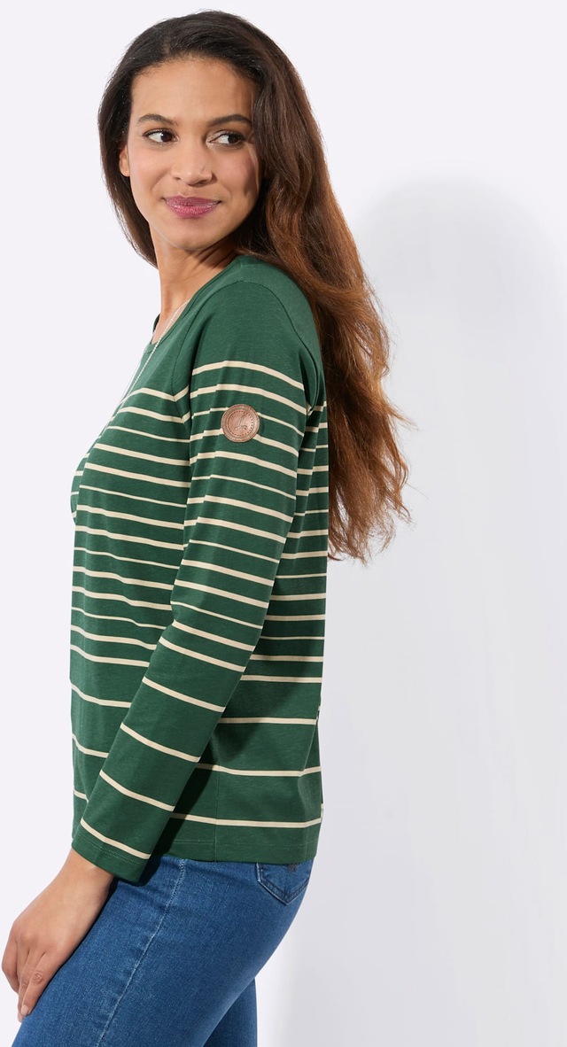 Casual Looks Langarmshirt »Ringelshirt« 1