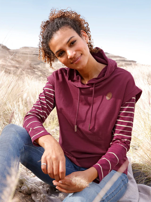 Casual Looks Kapuzenshirt »Kapuzen-Shirt« 1