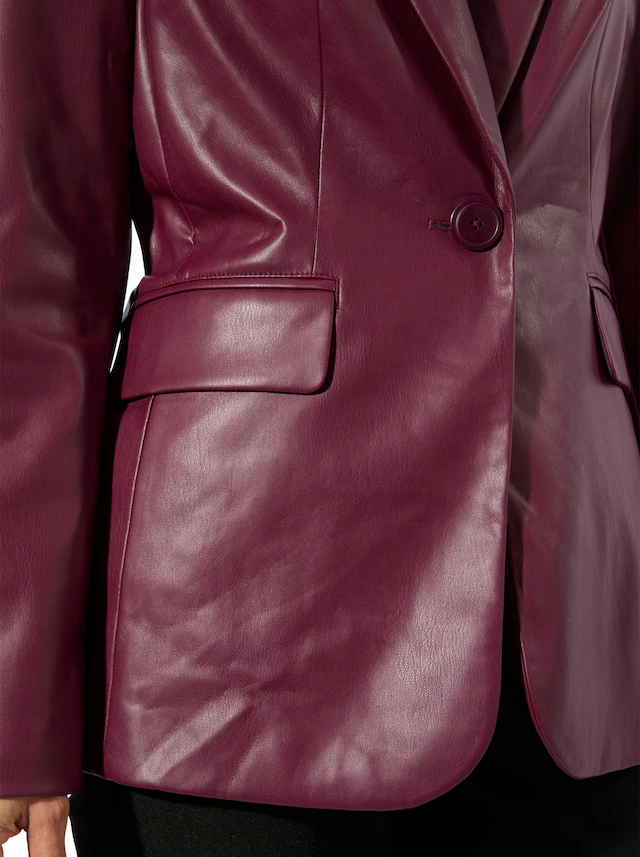 Inspirationen Lederimitat-Blazer »Lederimitat-Blazer«