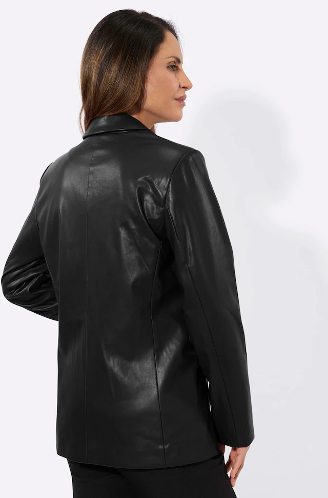 Inspirationen Lederimitat-Blazer »Lederimitat-Blazer«
