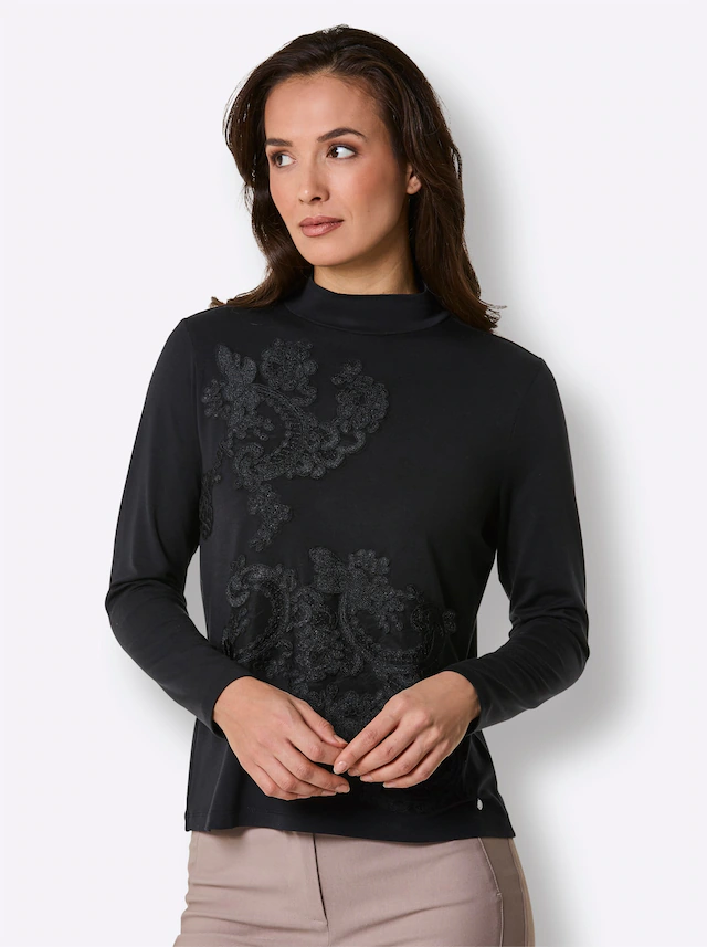 CREATION L PREMIUM Stehkragenshirt »Shirt« 1