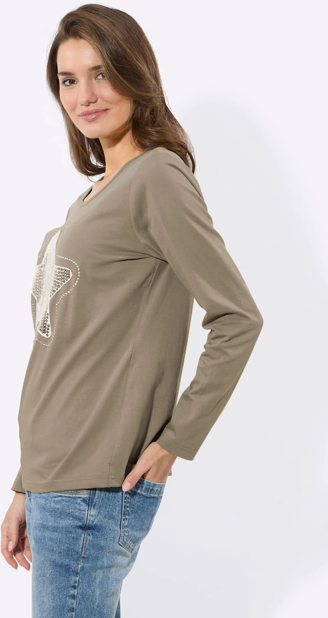 Inspirationen Langarmshirt »Rundhals-Shirt« 1