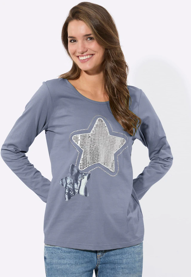 Inspirationen Langarmshirt »Rundhals-Shirt« 1
