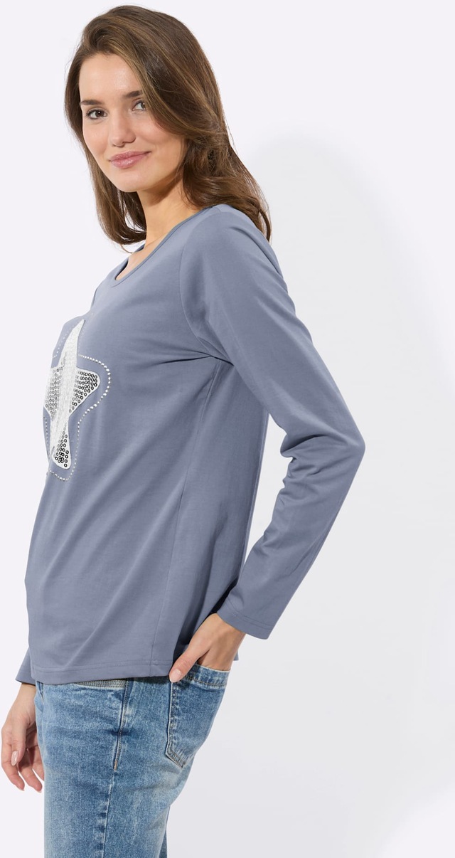 Inspirationen Langarmshirt »Rundhals-Shirt« 1