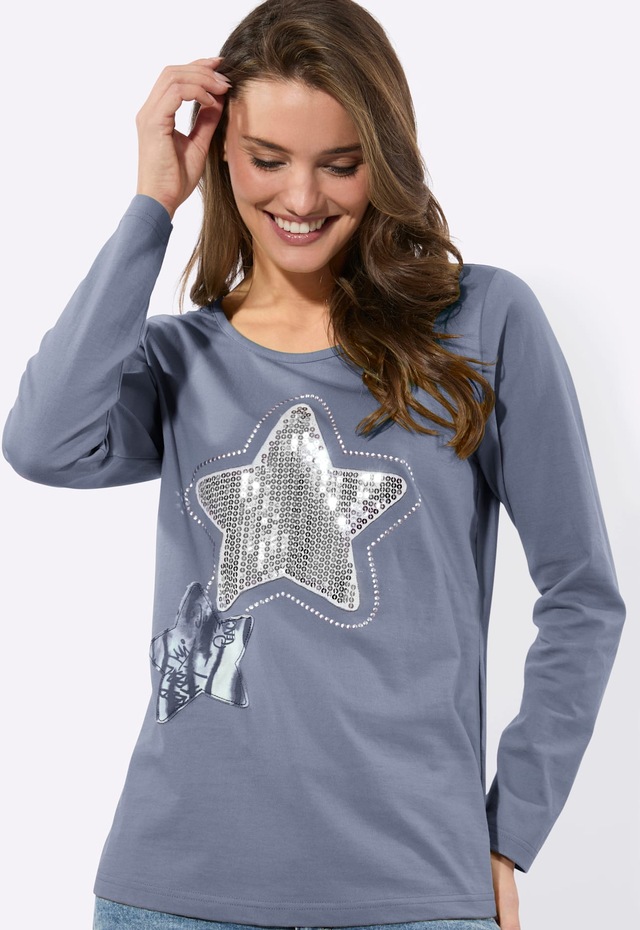 Inspirationen Langarmshirt »Rundhals-Shirt« 1