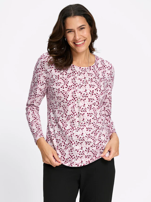 Inspirationen Langarmshirt »Druck-Shirt« 1
