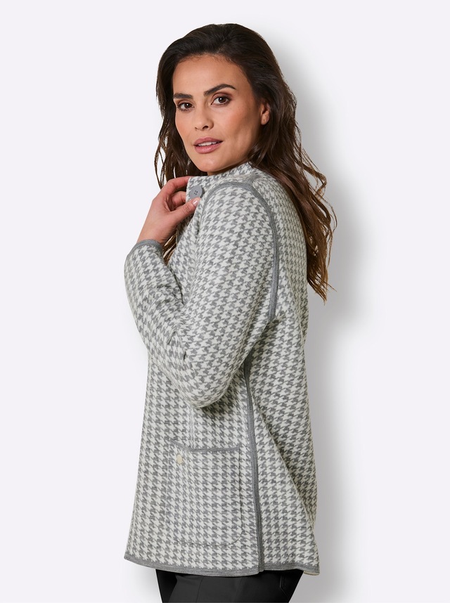 CREATION L PREMIUM Jacquardstrickjacke