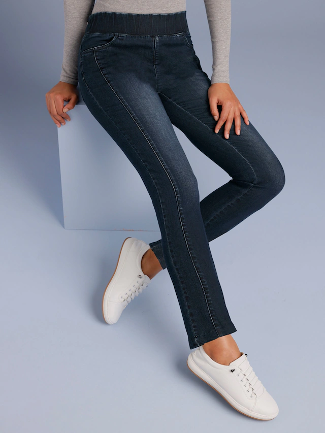 CREATION L PREMIUM Schlupfjeans 1
