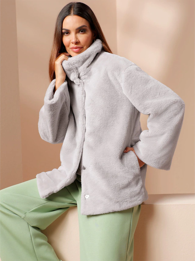 heine Fellimitatjacke ohne Kapuze