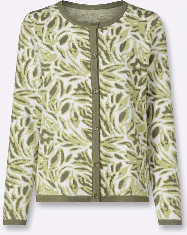 Inspirationen Jacquardstrickjacke