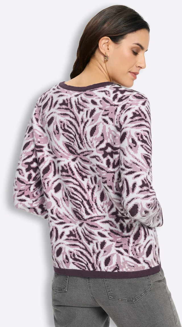 Inspirationen Jacquardstrickjacke