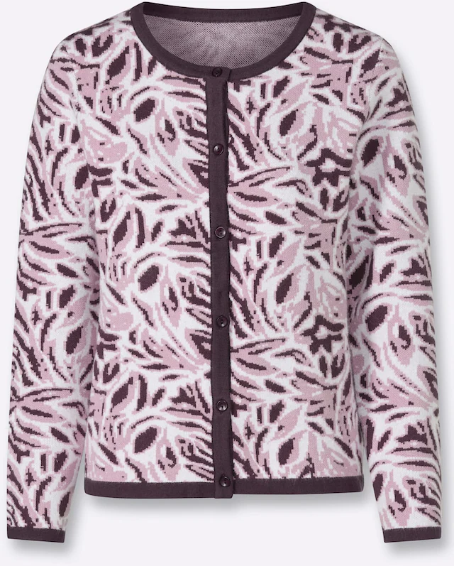 Inspirationen Jacquardstrickjacke