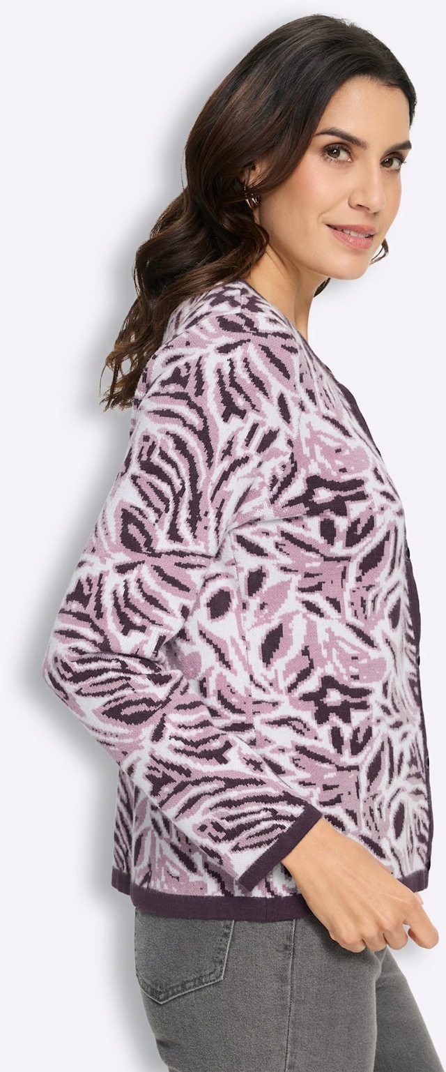 Inspirationen Jacquardstrickjacke