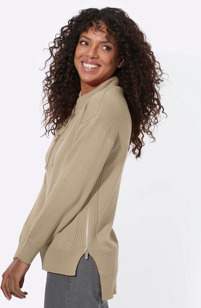 Casual Looks Strickpullover »Langarm-Pullover«