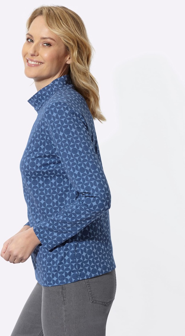 Classic Basics Stehkragenshirt »Langarm-Shirt« 1