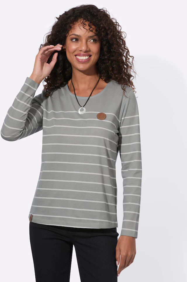 Casual Looks Rundhalsshirt »Shirt« 1