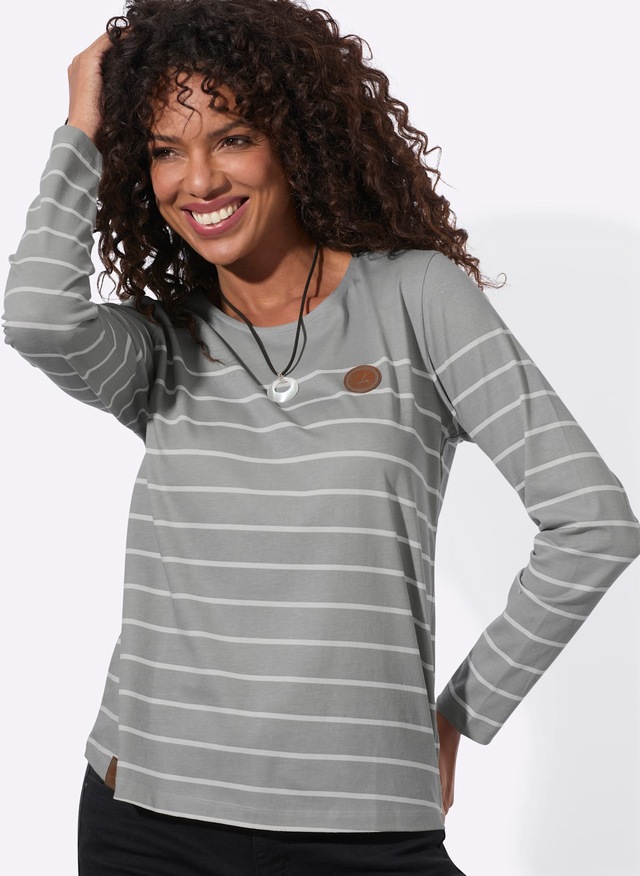 Casual Looks Rundhalsshirt »Shirt« 1