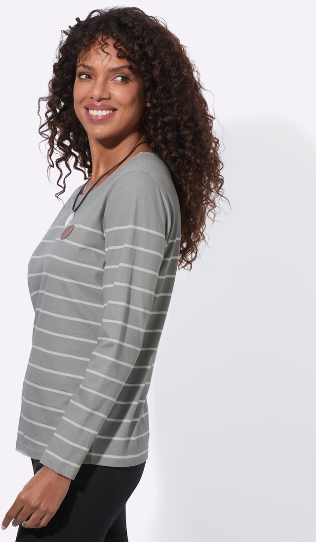 Casual Looks Rundhalsshirt »Shirt« 1