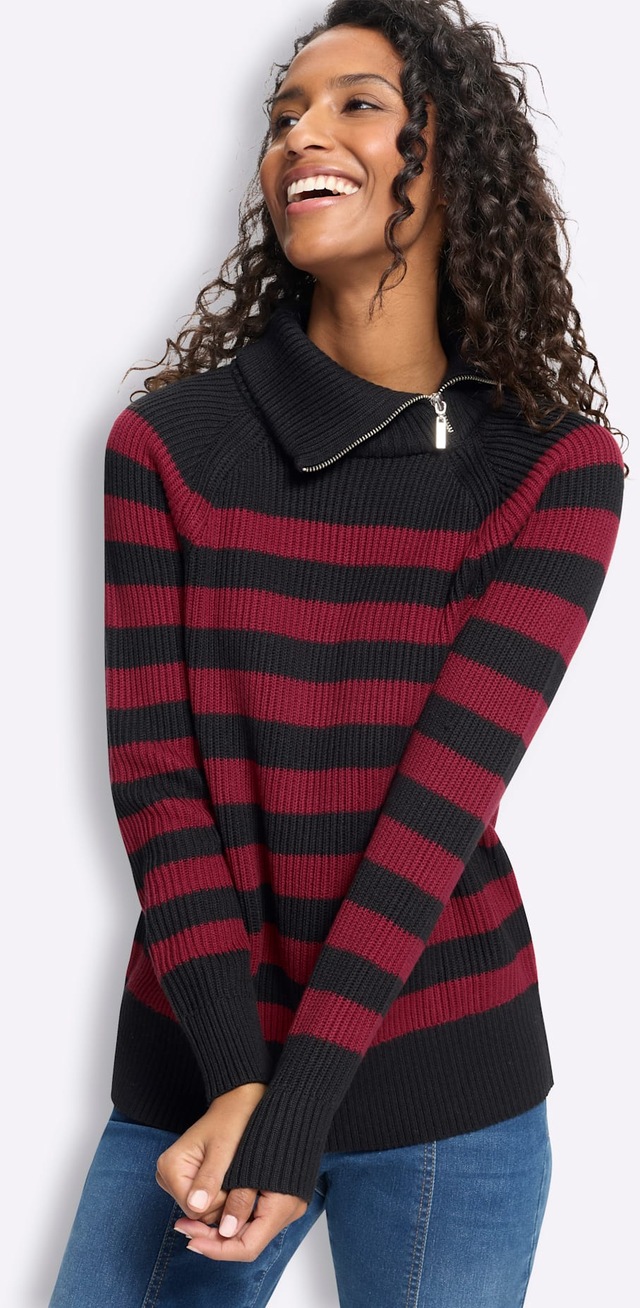 heine Strickpullover »Ringel-Pullover«