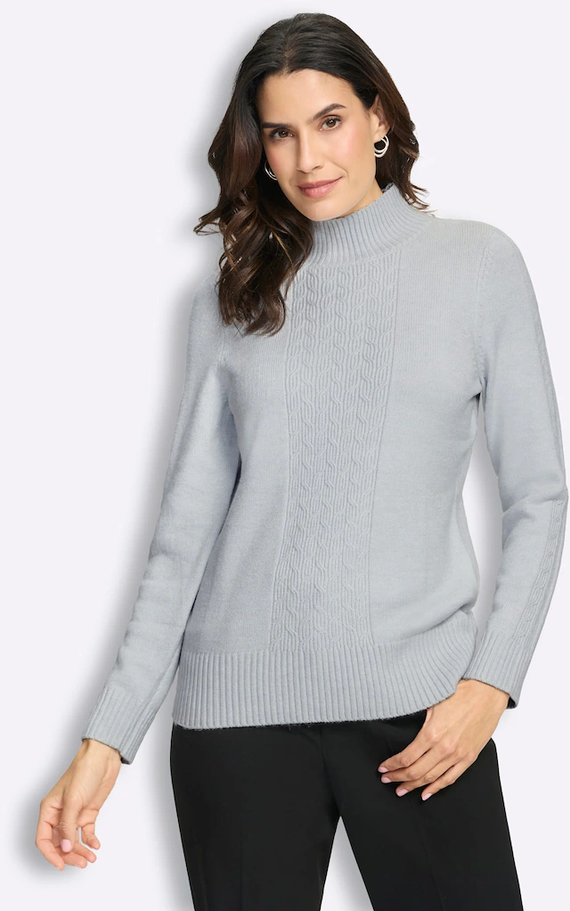 Inspirationen Stehkragenpullover »Stehkragen-Pullover«