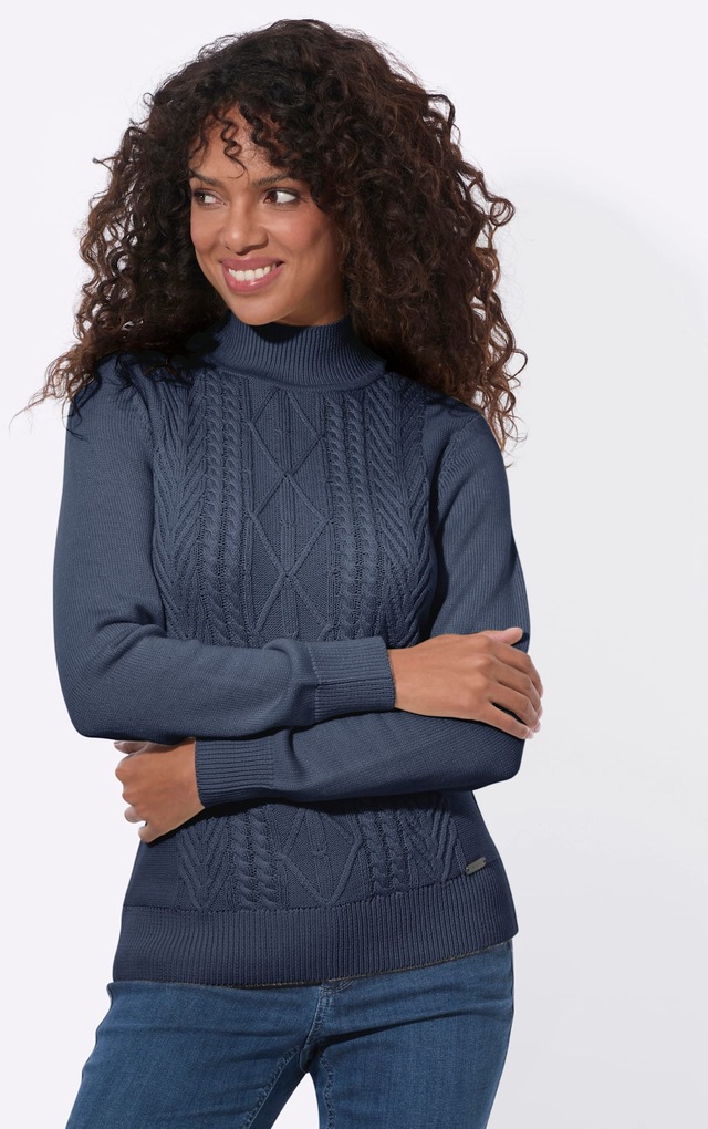 Casual Looks Stehkragenpullover »Pullover«