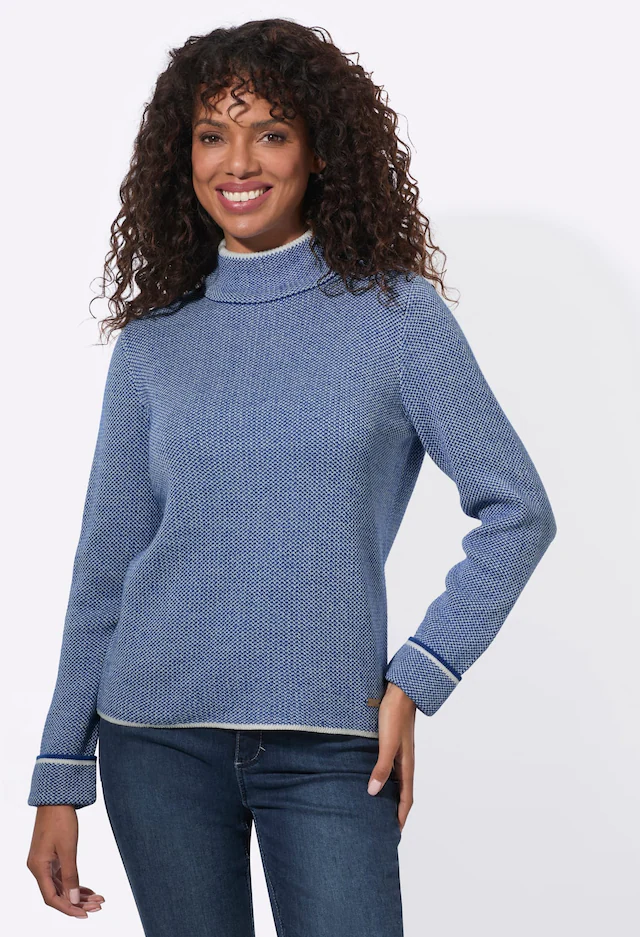 Casual Looks Stehkragenpullover »Pullover«