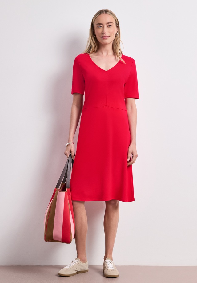 STREET ONE Jerseykleid Ohne Taschen aus Viskose